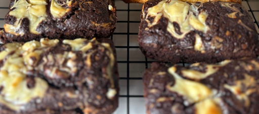 4 Cheesecake Chocolate Brownie Square